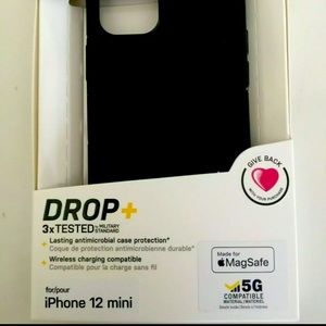 OtterBox - Symmetry Series+ with MagSafe for Apple® iPhone® 12 mini - Black NEW